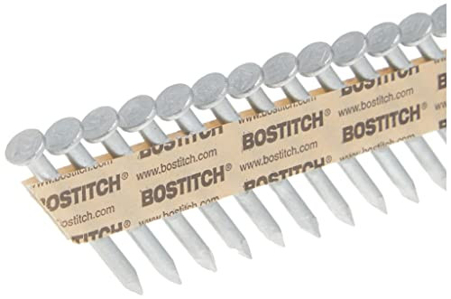 BOSTITCH (1000 PACK) Framing Nails, Paper Tape Collated, Galvanized Metal Connector, 1-1/2-Inch x .131-Inch,  (PT-MC13115G-1M)
