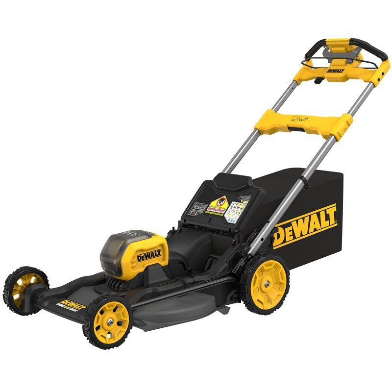DEWALT DCMWSP650Y2 Self-Propelled Mower Kit, Battery Included, 60 V, Lithium-Ion, 21 in W Cutting, 1-Blade