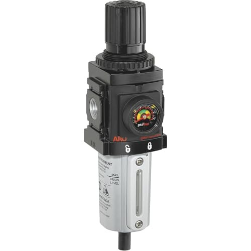 ARO P39234-600-VS Air Filter-Regulator Piggyback, 3/8" NPT - 150 psi Max Inlet