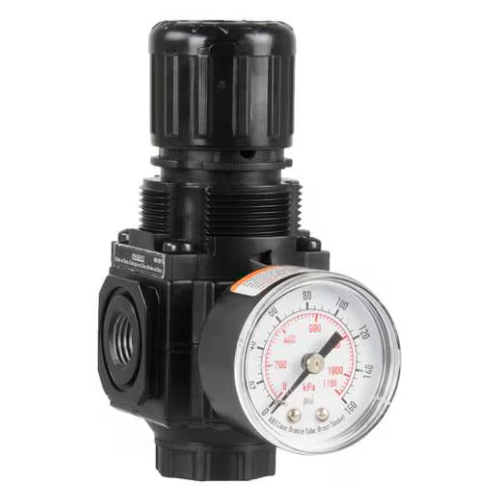 POWERMATE Pressure Regulator, w/Gauge, 1/4" NPT, 019-0351CT