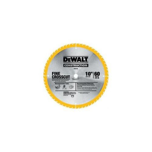 DEWALT DW3106 Series 20 10-Inch 60 Tooth ATB Thin Kerf Crosscutting Saw Blade...