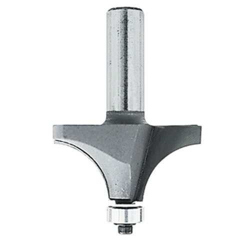 Makita 733120-8A 1/2-Inch Corner Rounding, 2 Cutting Flutes, 1/4-Inch Shank Carbide Tip Router Bit