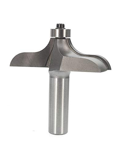 Whiteside Router Bits 3296 Traditional Table Edge Bit with 2-1/2-Inch Large Diameter and 3/4-Inch Cutting Length