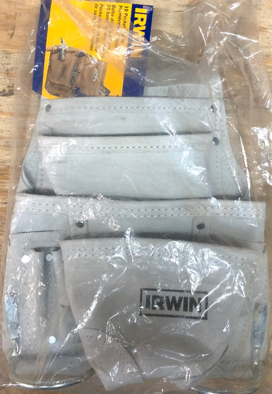 Irwin 4031012 10 Pocket Suede Journemans Pouch