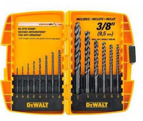 DEWALT DW1162 14-Piece Black Oxide Drill Bit Set