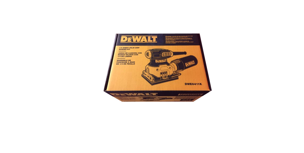 DEWALT DWE6411K 1/4 Sheet Palm Grip Sander Kit