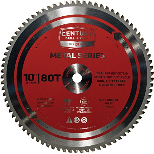 Century Drill and Tool 10210 Circular Saw Blade, 10