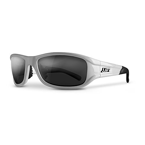 LIFT Safety EAS-10WST Alias Safety Glasses (White Frame/Smoke Lens)