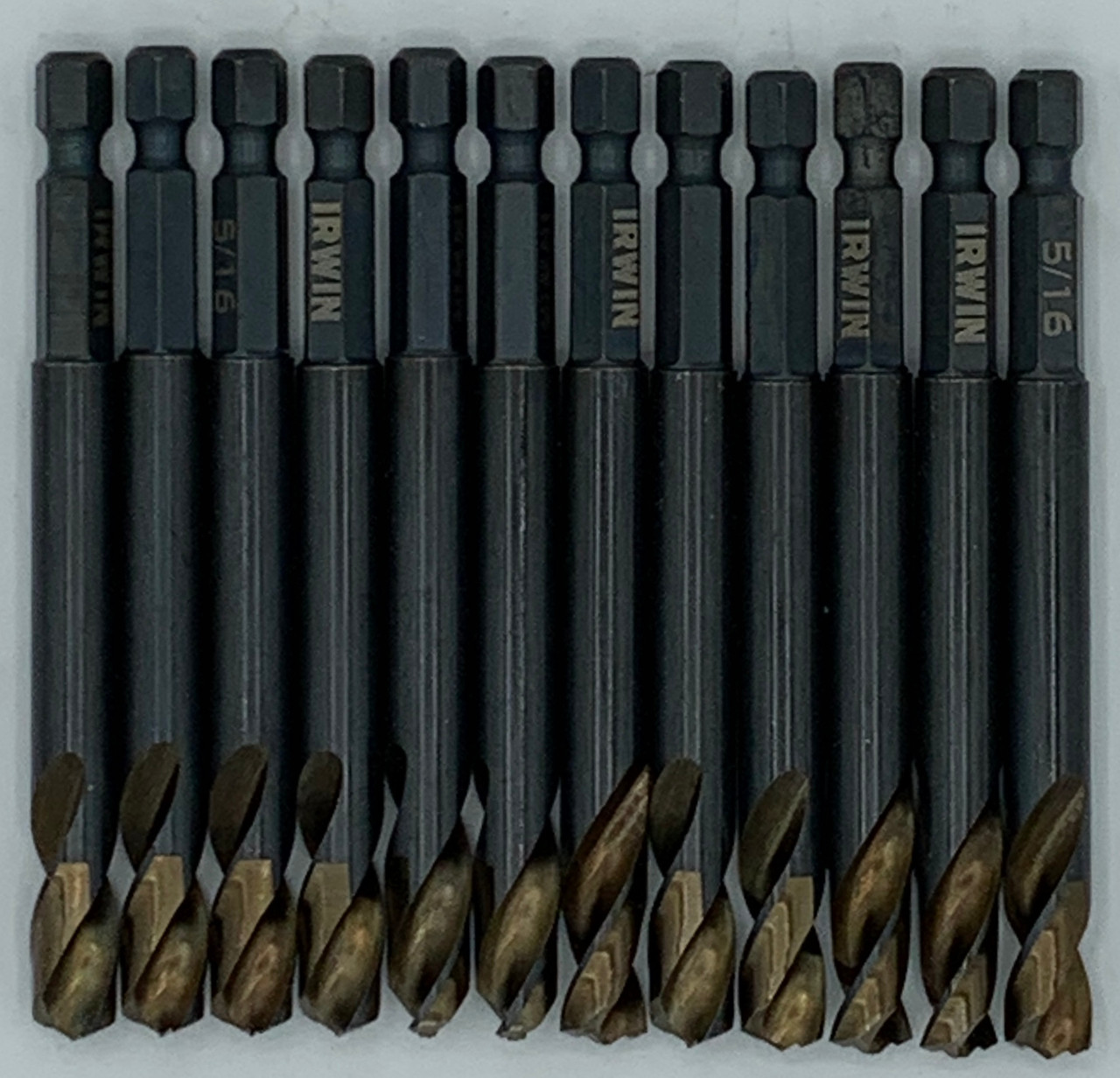 Irwin Drill Bit Black Ox TurboMax Impact 5/16" - 12 Pack