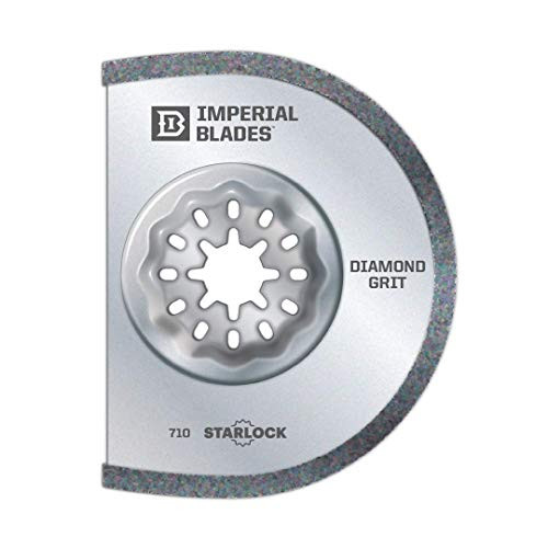Starlock 3" Diamond Grit Segment Oscillating Multi-Tool Blade, 1PC (Fits: Bosch and Fein. Also fits non-Starlock multi-tools: Milwaukee, Ridgid, Makita, Rockwell and more), One Size