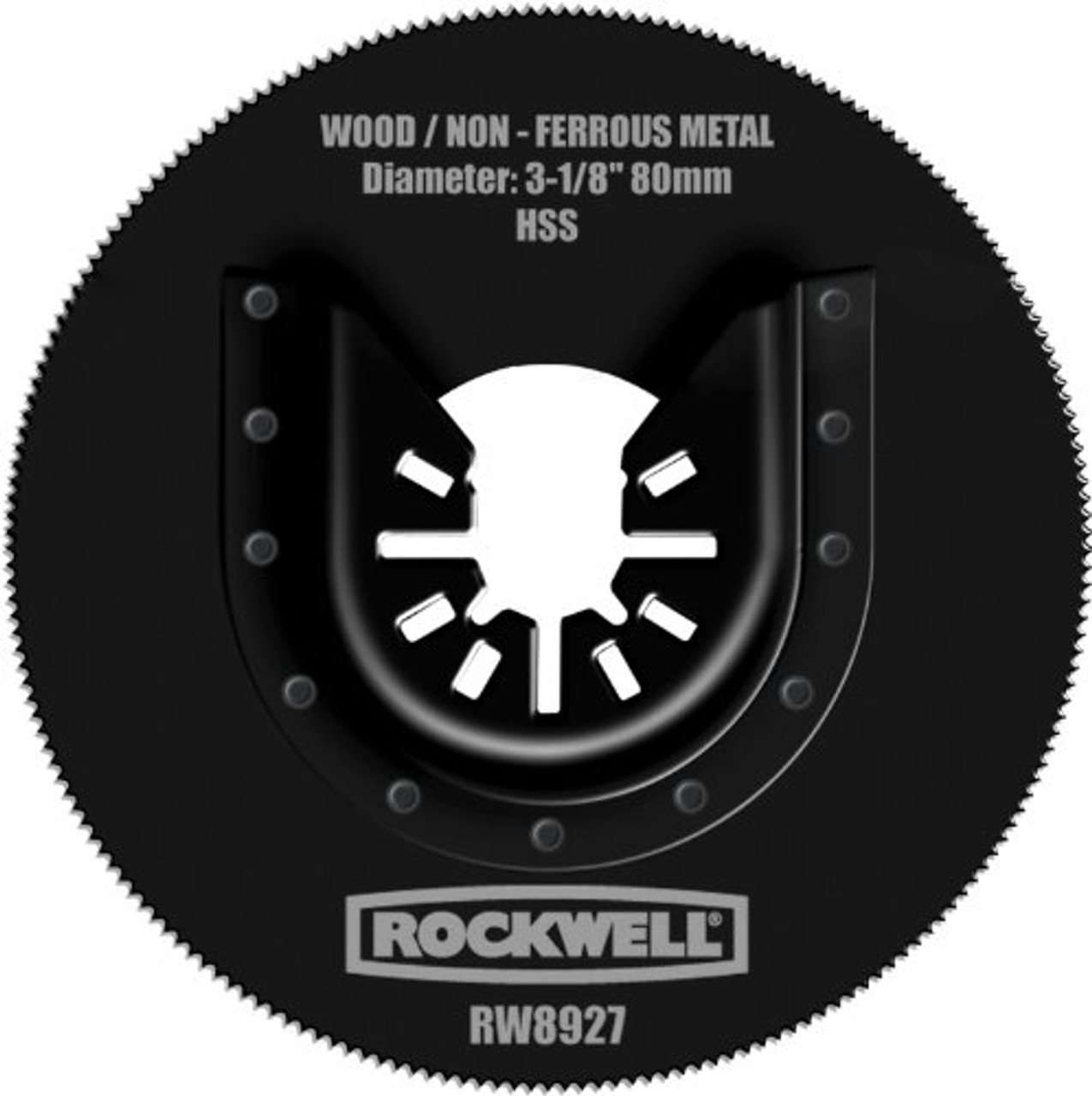 Rockwell RW8927 3-1/8-Inch Sonicrafter Oscillating Multitool HSS Saw Blade  with Universal Fit System Express Tool Supply