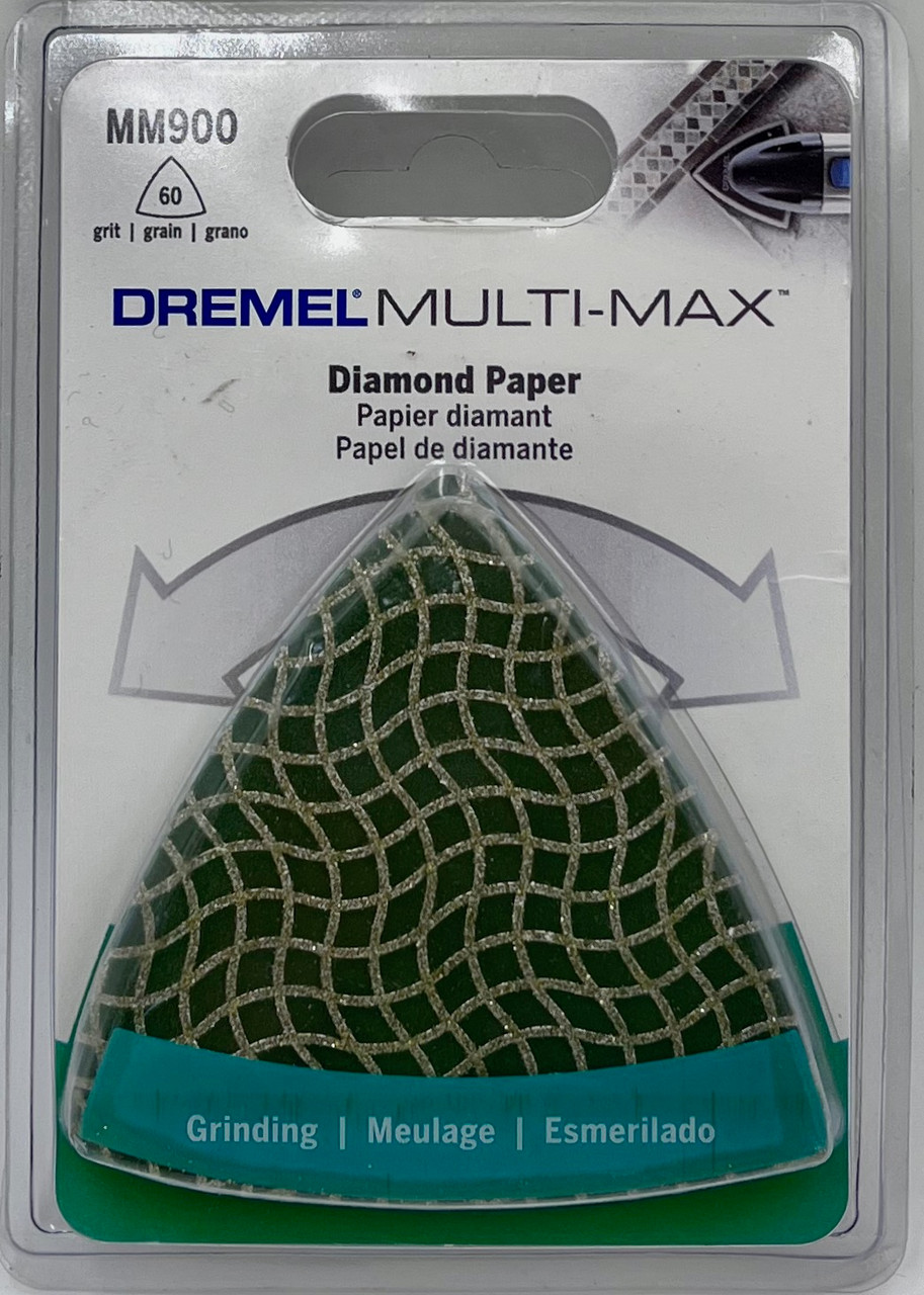 Dremel MM900 Multi-Max Grinding Diamond Paper, 60 Grit