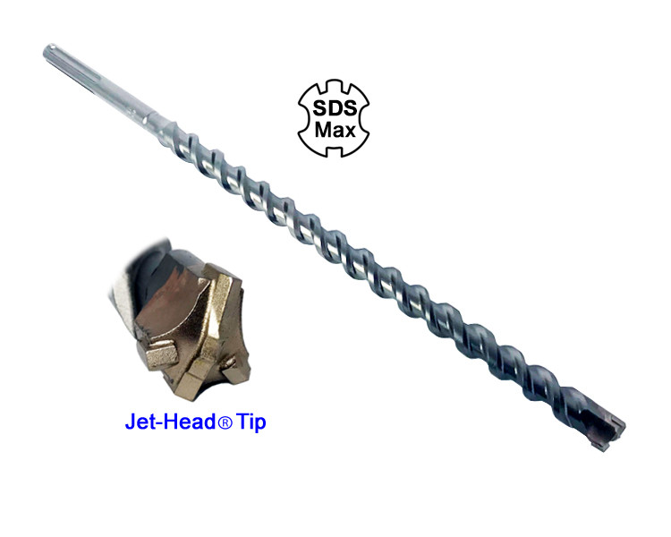 Driltec 3/4" x 30-1/2" x 36-1/4" Jet-Head SDS-MAX Bit