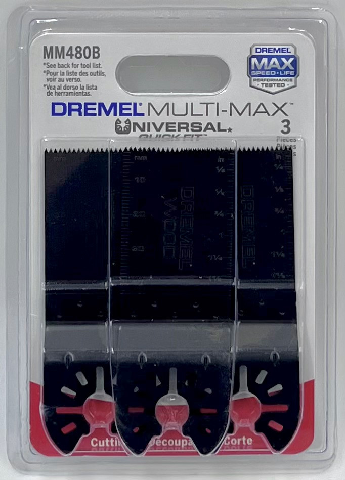 Dremel MM480B Wood Flush Cut Blades, 3-Pack