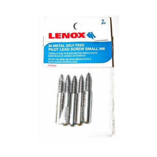 LENOX M6 SELF FEED PILOT LEAD SCREW REPLACEMENT BITS SMALL, Package of 5