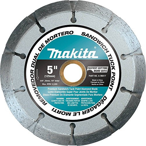 Makita A-96017 Dual Sandwich Diamond Tuck Point Blade, 5"