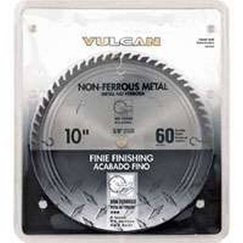 Vulcan 414321OR Carbide Non-Ferrous & Laminate Fine Finishing Blade, 60T x 10"