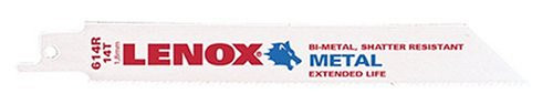 LENOX 20494-B614R 6"" 14TPI Metal Cutting Reciprocating Saw Blade - 25 Pack