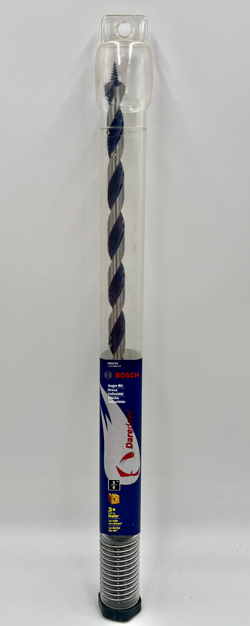 Bosch Daredevil NKLT10 Auger Bits, 5/8-Inch by 17-1/2-Inch by 13-1/2-Inch