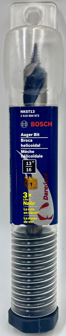 Bosch Daredevil NKST13 Auger Bits, 13/16-Inch by 7-1/2-Inch by 4.5-Inch