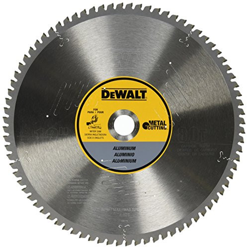 DEWALT DW7666 Non-Ferrous, Standard Kerf, Premium Woodworking 12-Inch 80T Circular Saw Blade