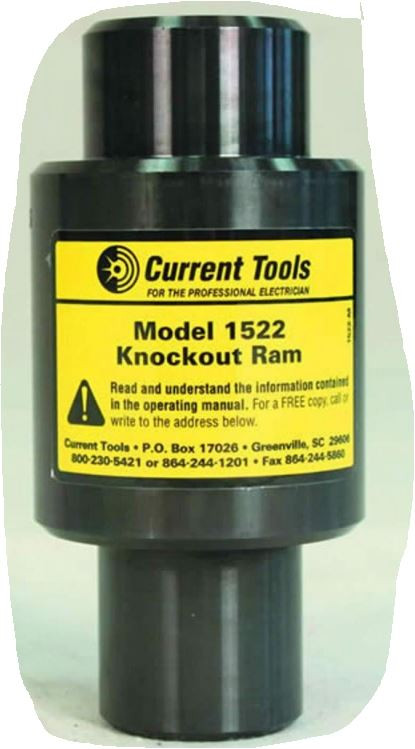 CURRENT TOOLS 1522 HEAVY DUTY KNOCKOUT RAM