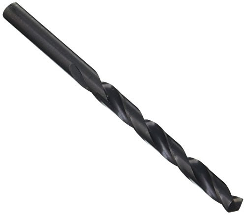 Triumph Twist Drill Co. 013208 H Diameter T3B High Speed Steel Drill, Black Oxide Finish, 12-Pack