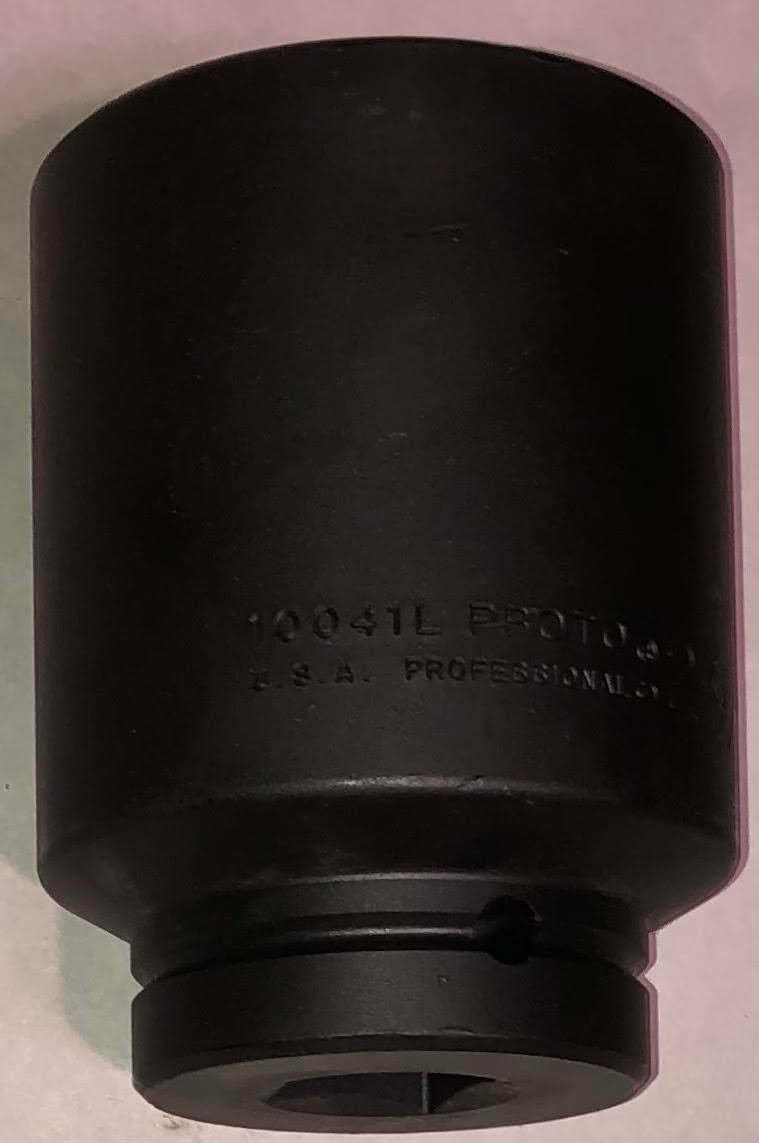 Blackhawk 10041L 6 Point Impact Deep 1" Square Drive 2-9/16" Standard Socket
