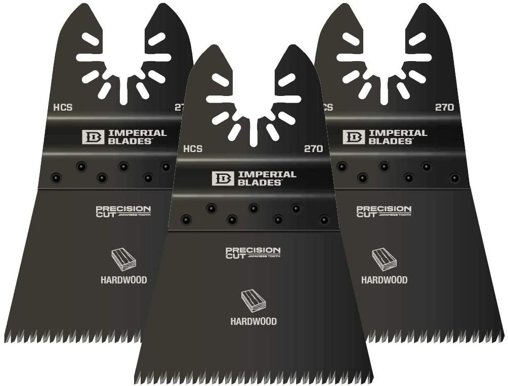 Imperial Blades-IBOA270-3 U.S.A.-ONE FIT 2-1/2"" Japanese Precision Blade Oscillating 3 Pack