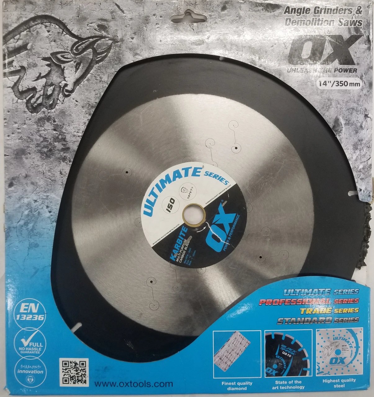 OX Tools OX-UKB-14 Karbite Ultimate Multi-Purpose Carbide Blade, 14"