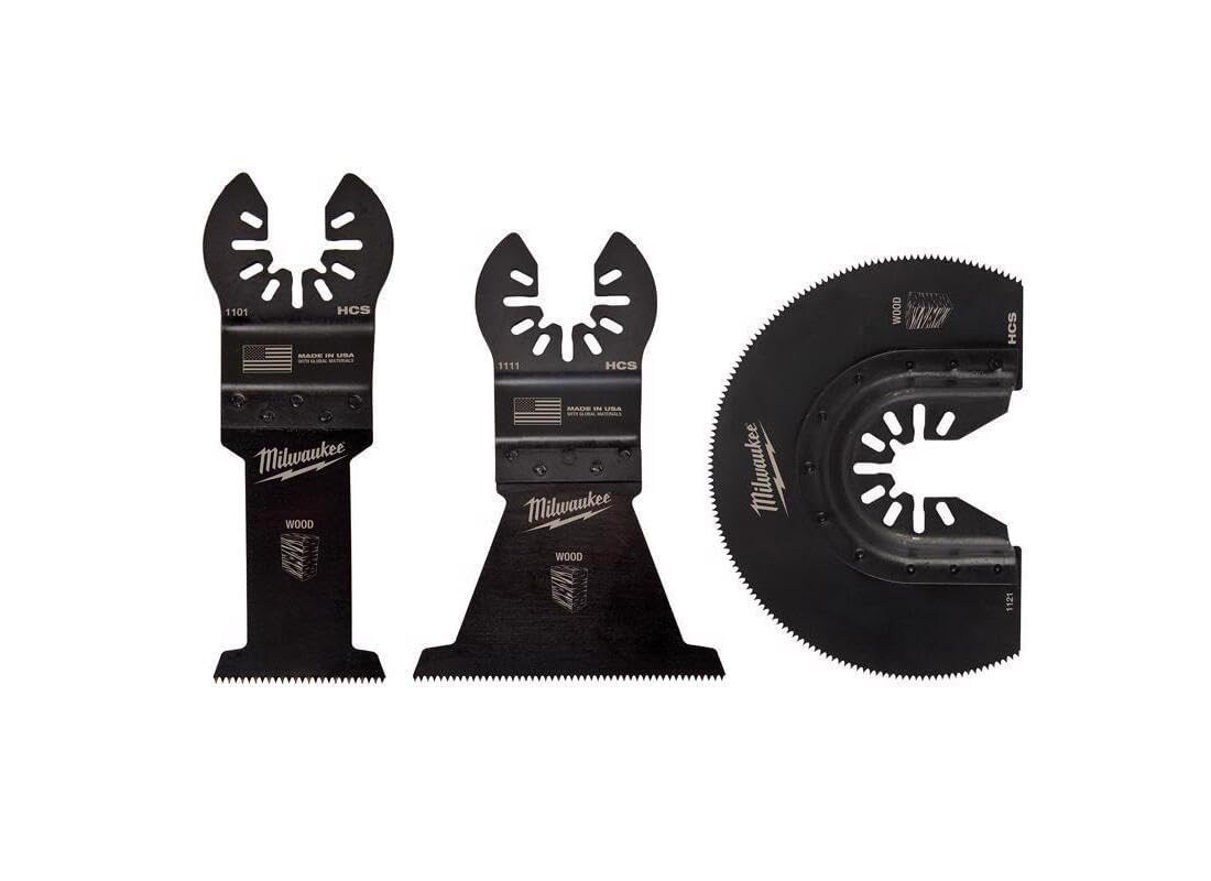 Milwaukee 49-10-9004 OPEN-LOK 3-PC WOOD CUTTING MULTI-TOOL BLADE VARIETY PACK