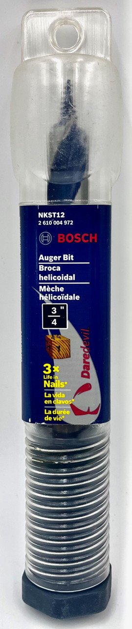 Bosch Daredevil NKST12 Auger Bits, 3/4-Inch by 7-1/2-Inch by 4-Inch
