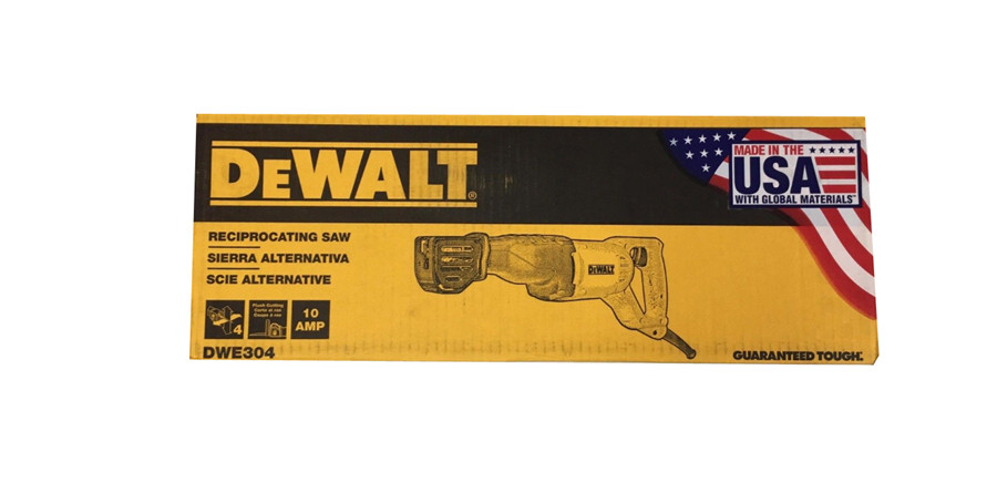 DEWALT DWE304 10-Amp Reciprocating Saw
