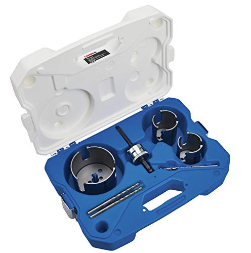 LENOX Tools Hole Saw Kit, Carbide Set, 7-Piece (LXAH47SET)