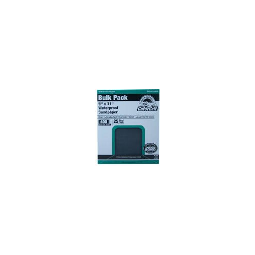 Gator 9" x 11" Waterproof Sanding Sheets, 320 Grit, 25 Pack (4240)