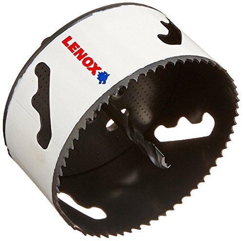 Lenox Tools - 1773003 Bi-Metal Speed Slot Arbored Hole Saw with T3 Technology, 4-1/8"