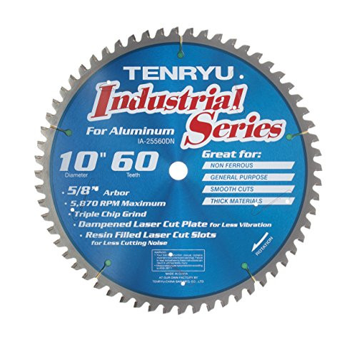 Tenryu IA-25560DN TCG Non-Ferrous Metal Carbide-Tipped Saw Blade, 60T x 10"