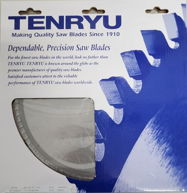Tenryu PRP-25580CB  Pro Plastic ATAF Carbide Saw Blade, 10" x 80T