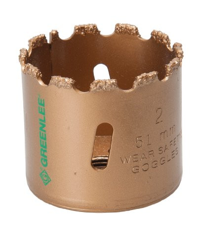 Greenlee 725-2 Carbide-Grit Hole Saw, 2-Inch