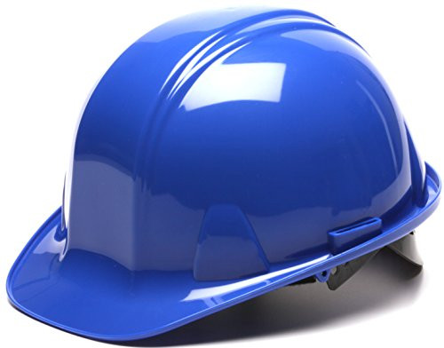 Pyramex Safety Products HP14060 Sl Series 4 pt. Snap Lock Suspension Hard Hat, Blue