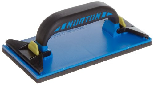 Norton (05237) 3X Ergonomic Hand Sander, 7" Length x 3-2/3" Width (Pack of 1)