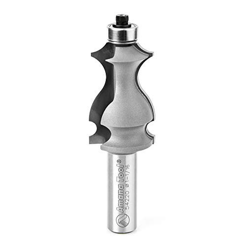 Amana Tool - 54220 Carbide Tipped Classical Architectural Molding 1/8 x 7/8 x 3/8 Radius
