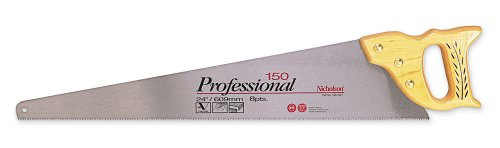Nicholson NS1501 24-Inch x 8 Point Professional Standard Tooth Handsaw