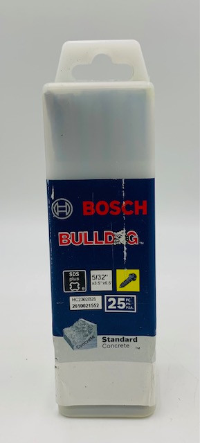 BOSCH HC2302B25 25-Pack 5/32 In. x 3-1/2 In. x 6-1/2 In. Bulldog SDS-Plus Hex Drive Rotary Hammer Bit
