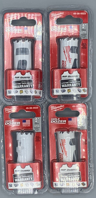 Milwaukee 49-56-0023 3/4 inch Hole Dozer Bi-Metal Hole Saw - 4 pack