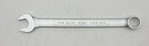 Blackhawk Satin Combination Wrench - BULK - 1-1/4 inch - 12 Point - USA MADE