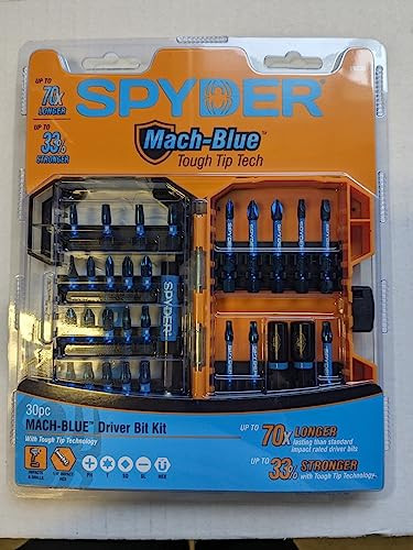 Spyder Mach-Blue19030 30 Piece Driver Bit Set #19030