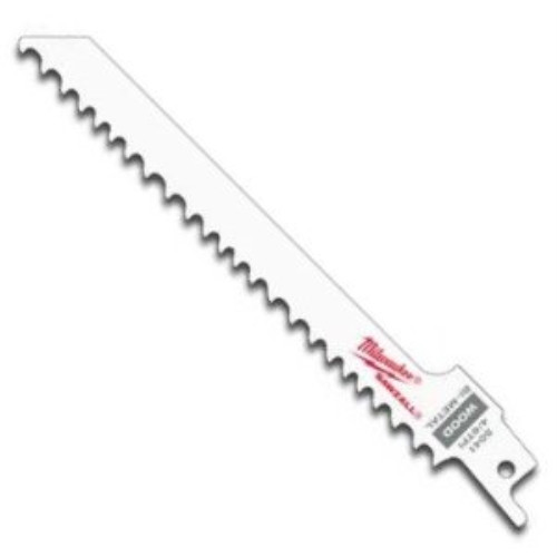 5pk. Milwaukee 48-00-5041 Sawzall Blades 6-inch 4-6TPI