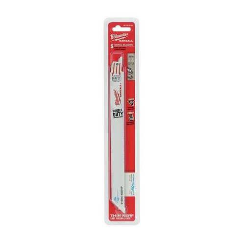 5pk Milwaukee 48-00-4188 Ice Edge Sawzall Blade 18 Teeth Per Inch 9-Inch Length