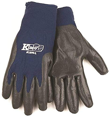 Kinco 1-Pair/Size X-Large 1890 International Gloves Nitrile Gray Knit